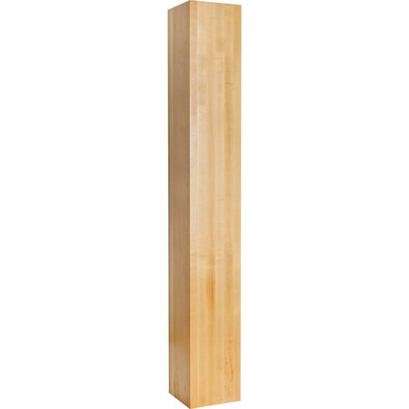 HARDWARE RESOURCES 5" Wx5"Dx35-1/2"H Maple Square Post P42-5MP